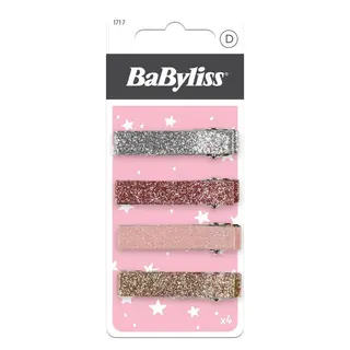 Produktfoto för BaByliss Paris Accessories Hårclips Glitter Kids 4 st