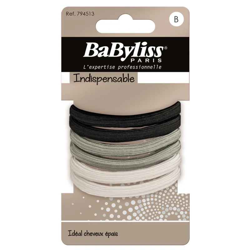 Alternativ bild 0 för BaByliss Paris Accessories Indispensable 794513 Tjocka snoddar 6 st