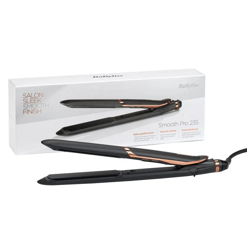 Bild 2 för BaByliss ST394E, Plattång, Varm, Knappar, Alla hår, Lång, Medium, Kort, Torrt hår