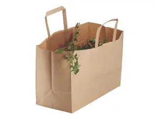 Produktfoto för Bärkasse papper plant 17l Brun
