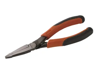 Produktfoto för Bahco Flacktång, 1,62 cm, 4,9 cm, 8,7 mm, Stål, Polypropylen (PP), Svart, Orange