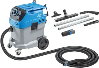 Produktfoto för BAIER Robust torr och våt industridammsugare med automatiskt TACT-filtreringssystem. Klass L