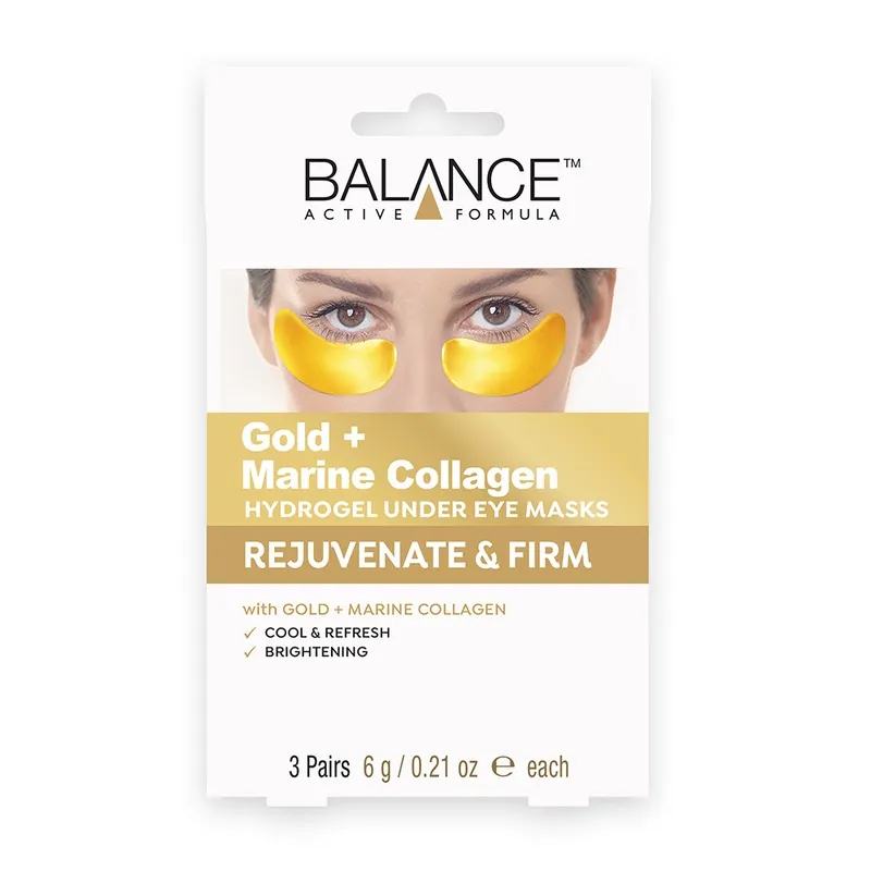 Bild 1 för Balance Active Formula GOLD + MARINE Collagen Hydrogel under Eye Masks 3x6 g