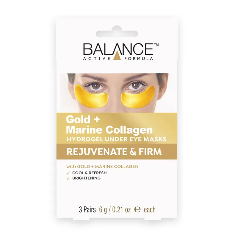 Bild 2 för Balance Active Formula GOLD + MARINE Collagen Hydrogel under Eye Masks 3x6 g