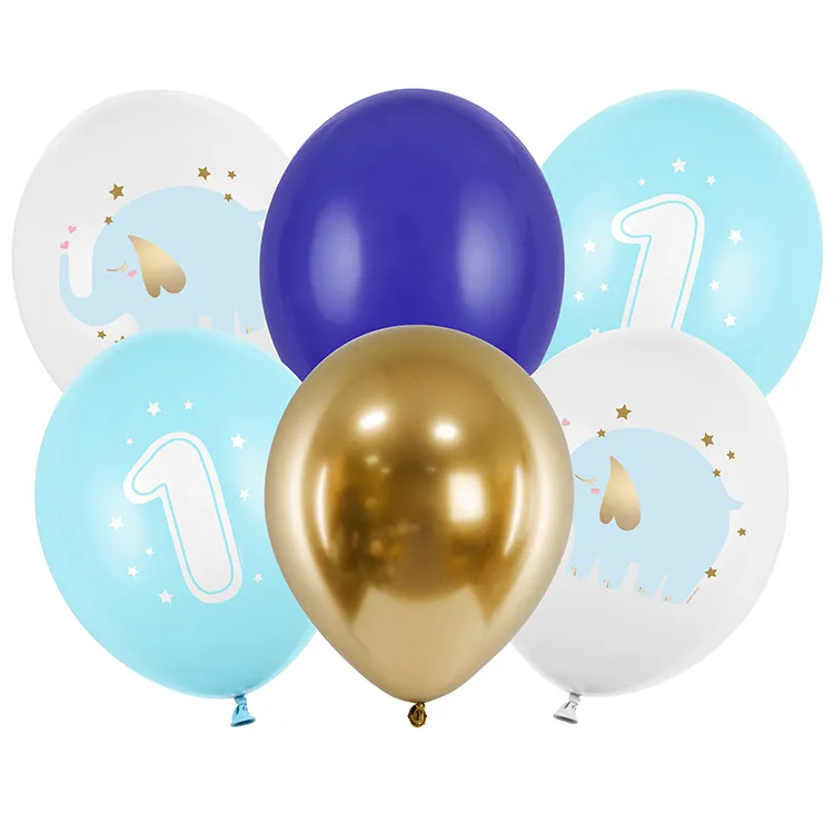 Alternativ bild 0 för Ballonbuket dreng 1 år