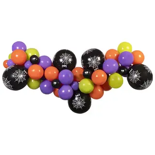 Produktfoto för Ballongbåge Halloween Mixade Färger