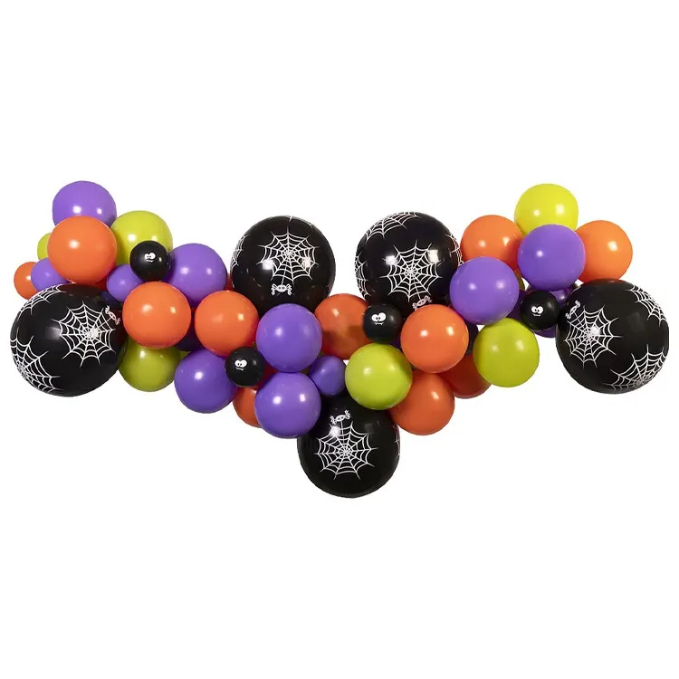 Alternativ bild 0 för Ballongbåge Halloween Mixade Färger