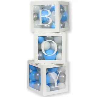 Produktfoto för Ballongboxar Boy 35 cm