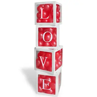 Produktfoto för Ballongboxar Love 35 cm