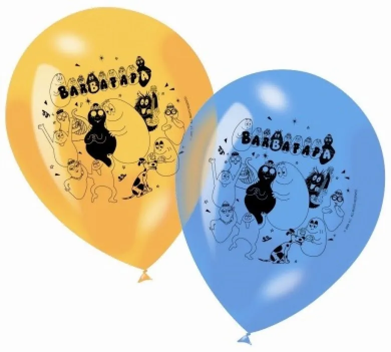 Alternativ bild 0 för Ballonger Barbapapa flerfärgade 6-pack