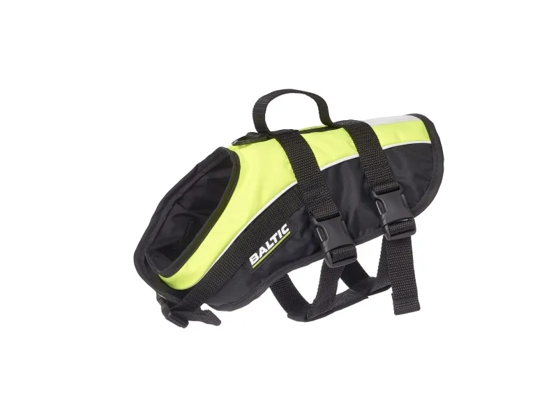 Alternativ bild 0 för Baltic Mascot Hundflytväst UV-gul/Svart S 3-8 kg