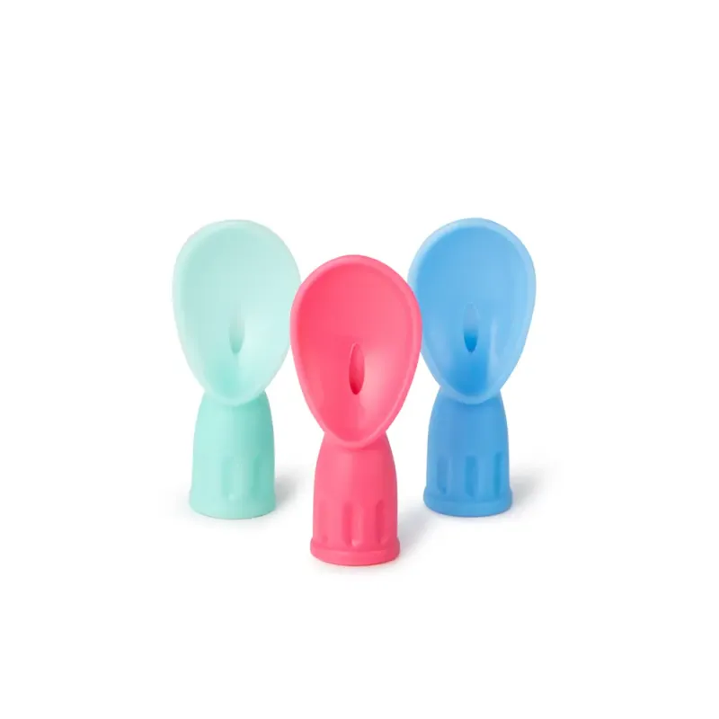 Alternativ bild 0 för Bambino Squeeze-Eat-n-Go Spoons 3 st