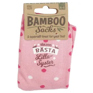 Produktfoto för Bambustrumpor - Lillasyster