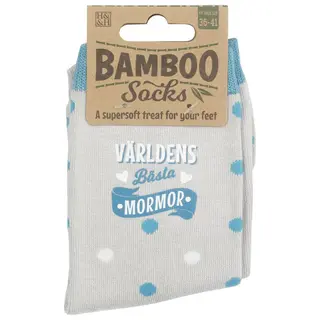 Produktfoto för Bambustrumpor - Mormor