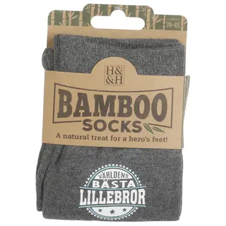 Produktfoto för Bambustrumpor - Världens Bästa Lillebror