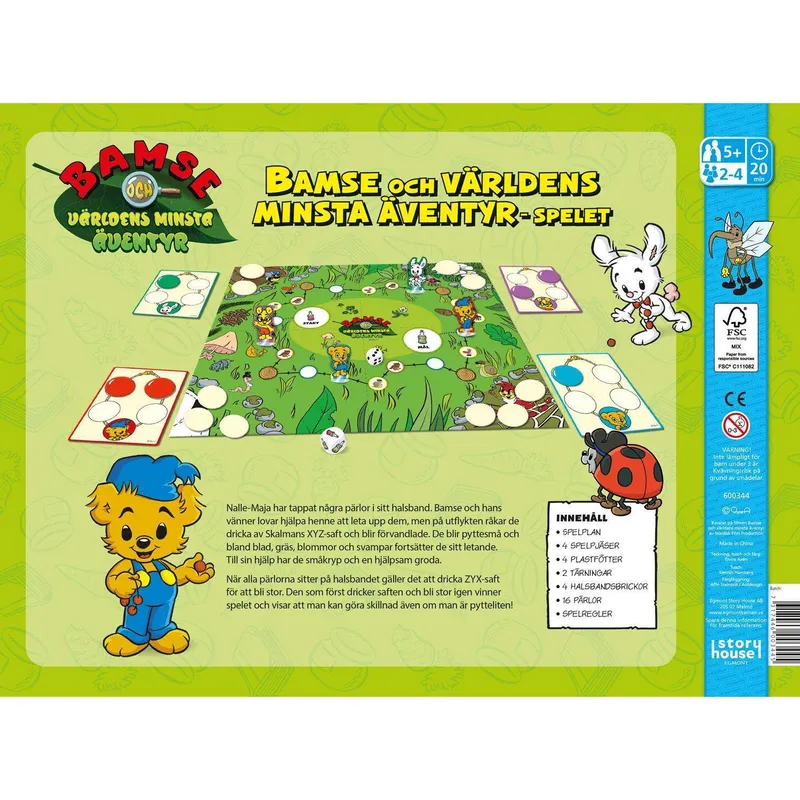 Bild 2 för Bamse & världens minsta äventyr Spel