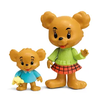 Produktfoto för Bamse Figurset Brummelisa & Brumma