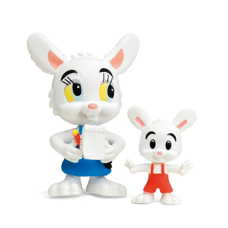 Alternativ bild 0 för Bamse Figurset Nina Kanin & Minihopp