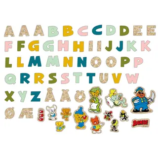 Produktfoto för Bamse Magnetbokstäver och figurer