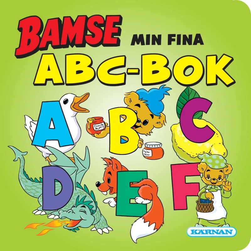 Bild 2 för Bamse Min fina ABC-bok