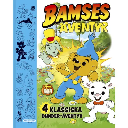 Alternativ bild 0 för Bamses äventyr (4 klassiska Dunder-äventyr)