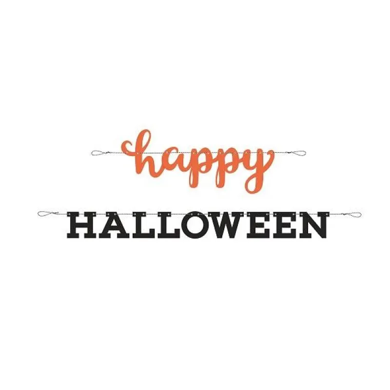 Alternativ bild 0 för Banderoll Happy Halloween
