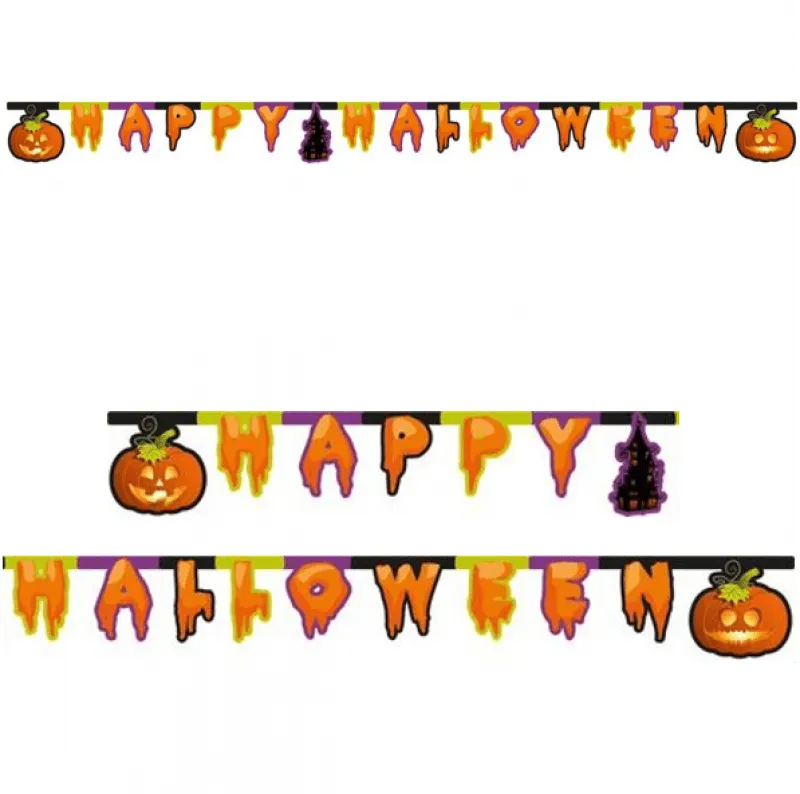 Alternativ bild 0 för Banderoll Happy Halloween 220 cm