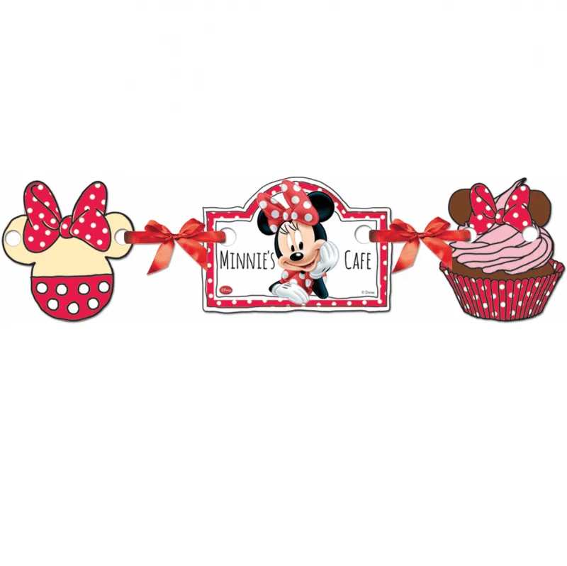 Alternativ bild 0 för Banderoll med rött band Mimmi Pigg 110 cm