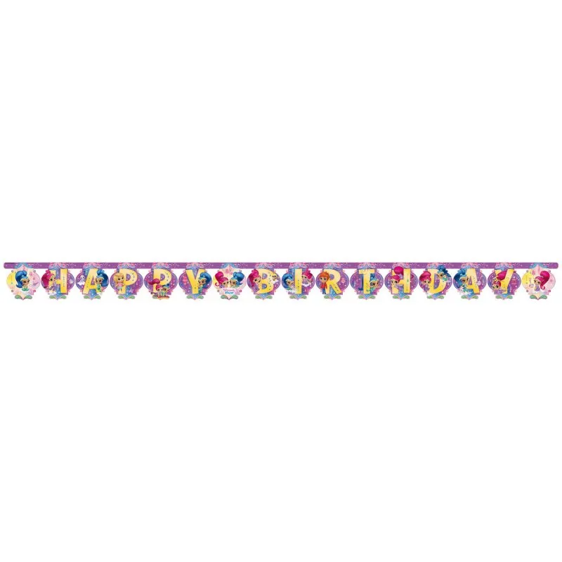 Alternativ bild 0 för Banderoll Shimmer & Shine 200 cm
