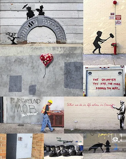 Bild 2 för Banksy - You are an acceptable level of threat