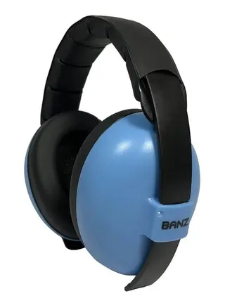 Produktfoto för Banz Plastic Hearing Protection Earmuffs for Infants - Blue