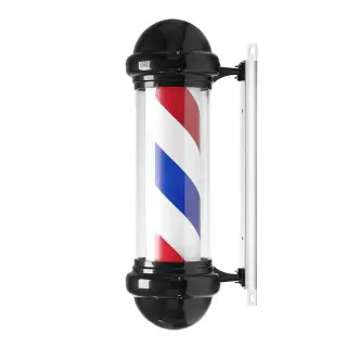 Produktfoto för Barber pole - Stor - BB-02 - Svart