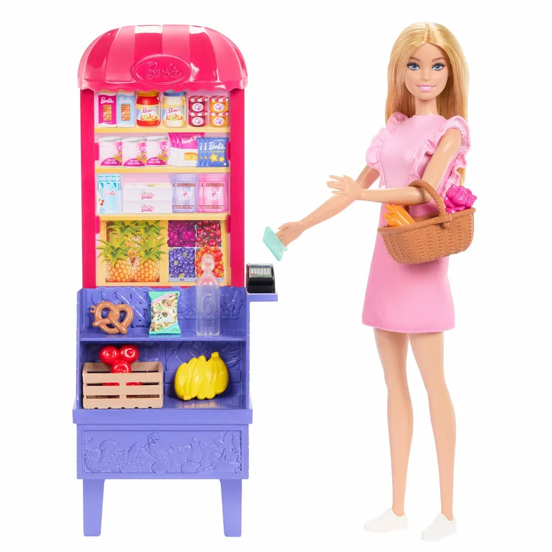 Bild 1 för Barbie and Teresa Recipe for Friendship Malibu at the Market Doll and Playset