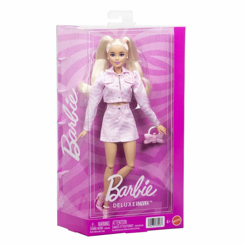 Bild 2 för Barbie Deluxe Style Docka Pink Denim