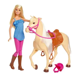 Produktfoto för Barbie Doll and Horse (Blonde)