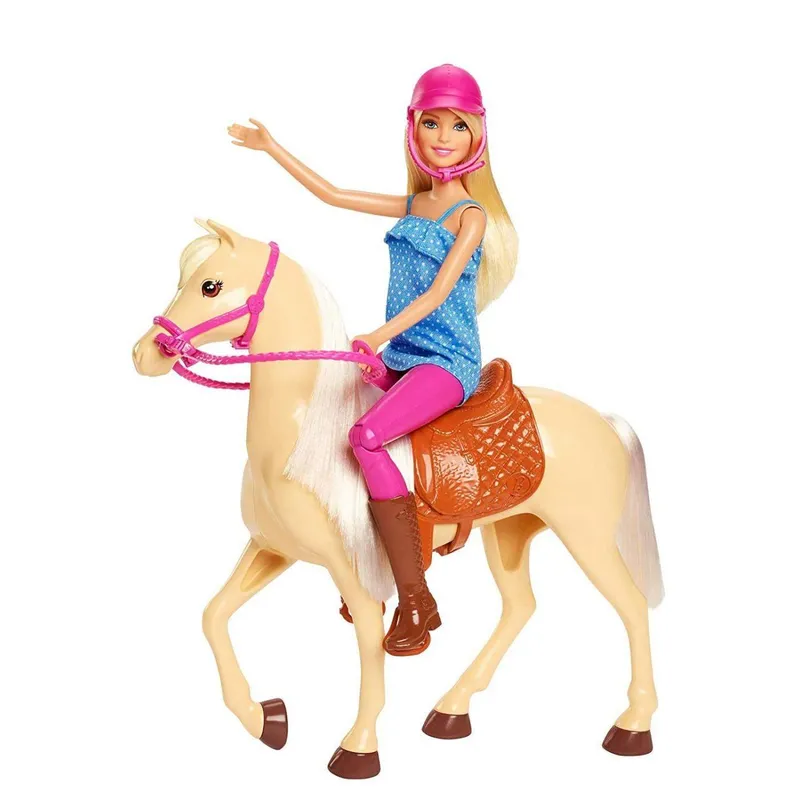 Bild 2 för Barbie Doll and Horse (Blonde)