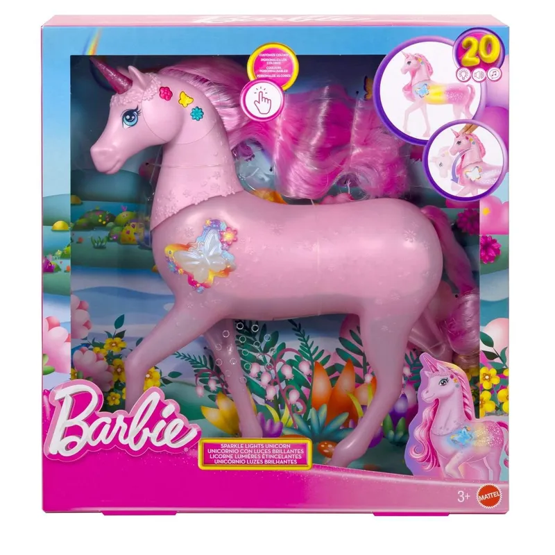 Bild 2 för Barbie Enhörning med ljud och ljus