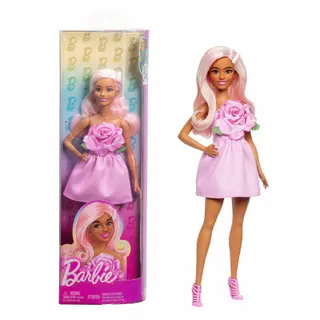 Produktfoto för Barbie Fashionista Docka med rosa ros