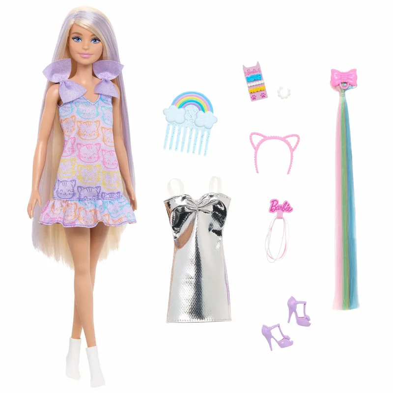 Bild 2 för Barbie Fun & Fancy Hair Play (Blond)