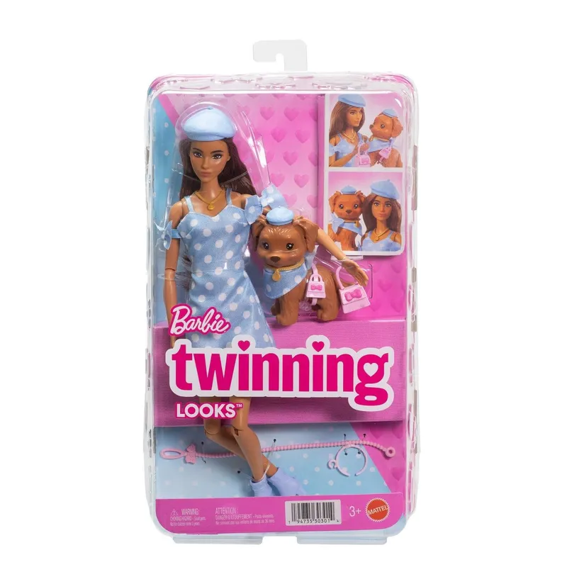 Bild 2 för Barbie Twinning Looks Brunette Polka Dots