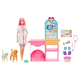 Produktfoto för Barbie Veterinärklinik med gipsstation