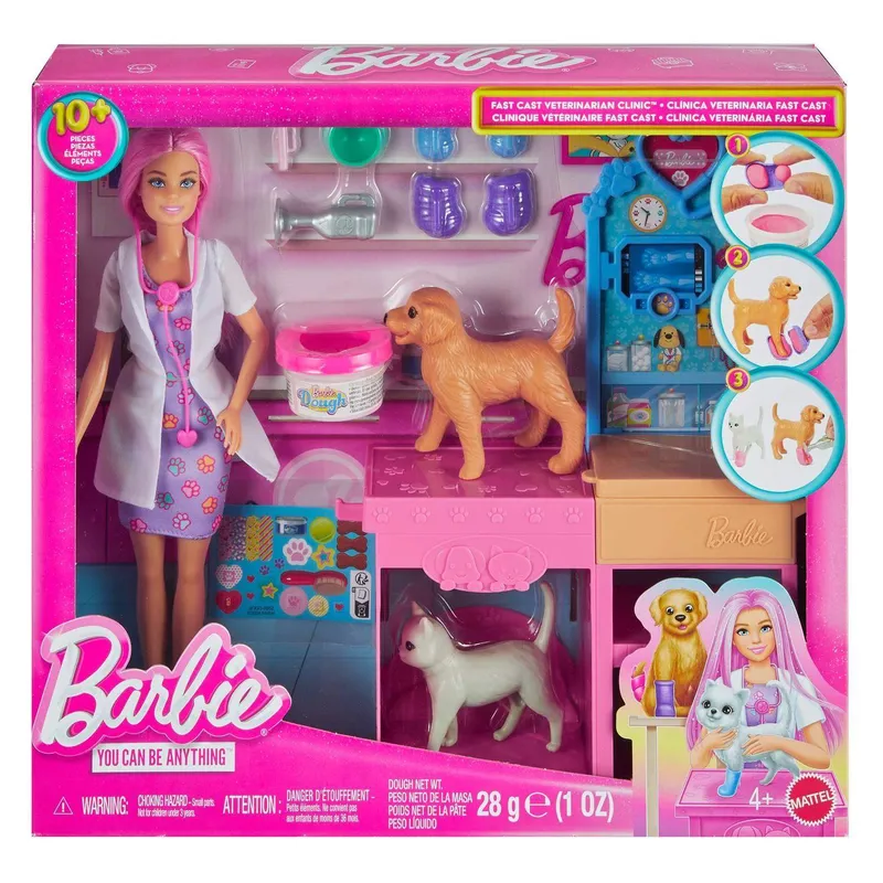 Bild 2 för Barbie Veterinärklinik med gipsstation