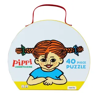 Produktfoto för Barbo Toys Pippi Longstocking Suitcase with Puzzle (40 pcs)