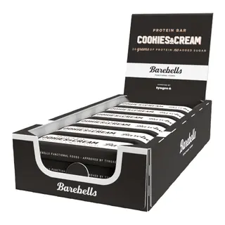 Produktfoto för Barebells Cookies  Cream 12st x 55g