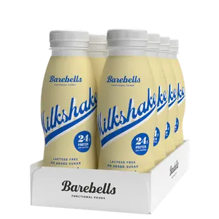 Produktfoto för Barebells Milkshake Vanilj 33cl x 8st