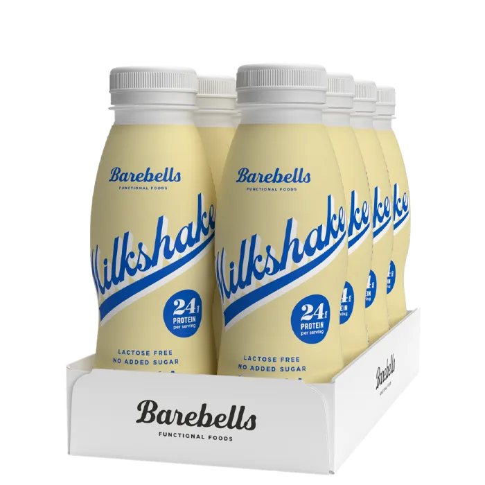 Alternativ bild 0 för Barebells Milkshake Vanilj 33cl x 8st