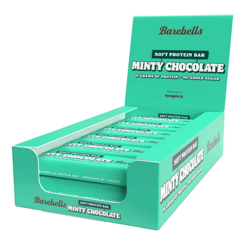 Bild 1 för Barebells Minty Chocolate Bar 55g x 12st