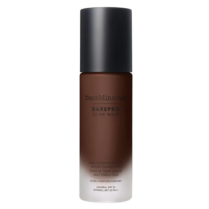 Bild 1 för bareMinerals BarePro 24H Matte Liquid Foundation Deep 65 Neutral