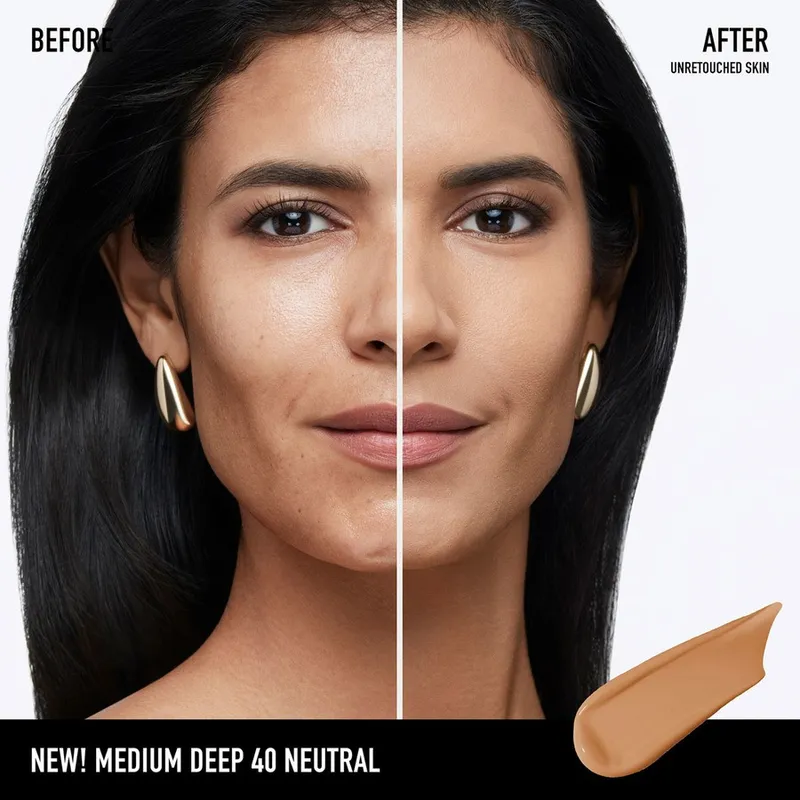 Bild 3 för bareMinerals BarePro 24H Matte Liquid Foundation Medium Deep 40 Neutra