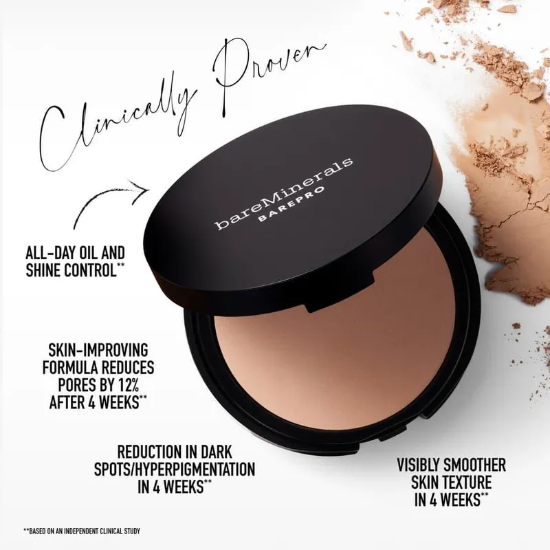 Bild 7 för BareMinerals BarePRO 24H Skin-Perfecting Pressed Powd Light 20 Co